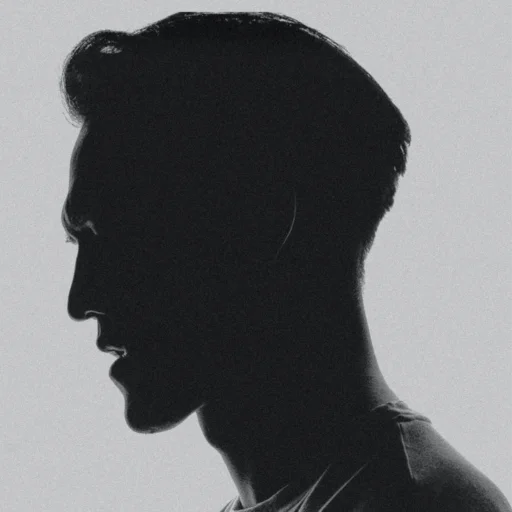 black and white portrait statue