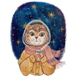Sticker Ника Кот - 7