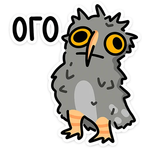 Sticker vovatheowl_vk - 1