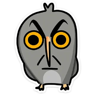 Sticker Сова Вова :: @stickroom - 0