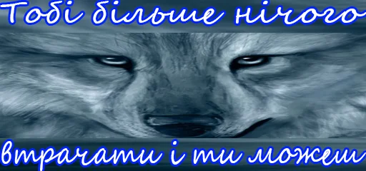 Sticker vovchanka_234 - 1