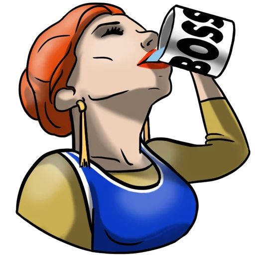 Sticker Пить - 8