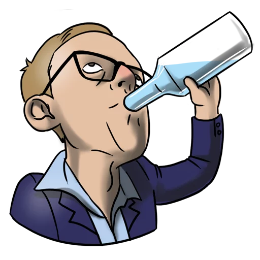 Sticker Пить - 5