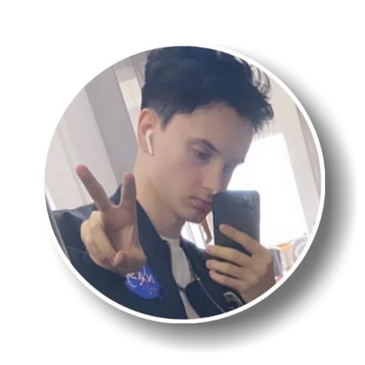 person human face finger