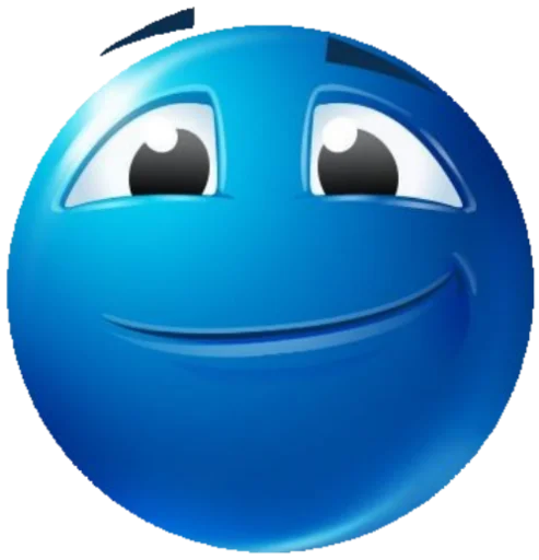 cartoon ball electric blue