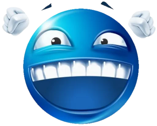 cartoon electric blue