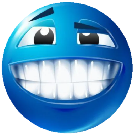 cartoon ball electric blue