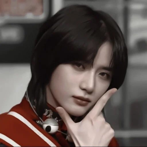 human face person bangs