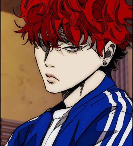 anime cartoon human face