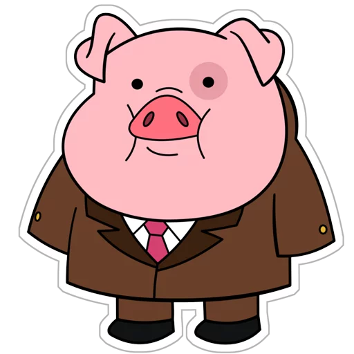 clipart drawing pig