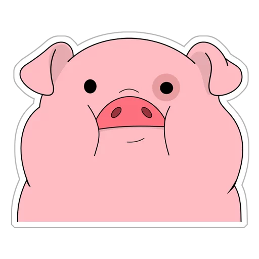 clipart pig drawing