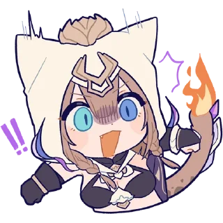 Стикер HI3 стикеры Waileaks(⁠｡⁠•̀⁠ᴗ⁠-⁠)⁠✧ 2 @waileaks - 5