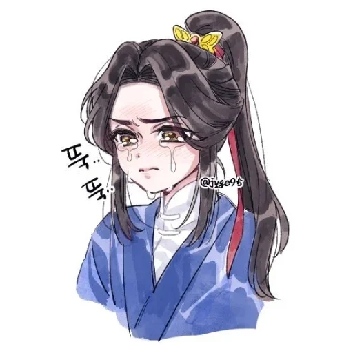 аниме эскиз иллюстрация