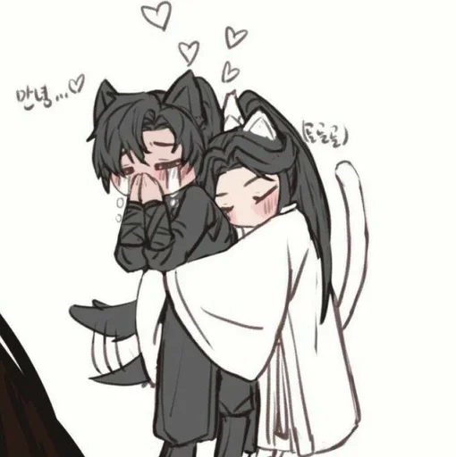 эскиз иллюстрация аниме