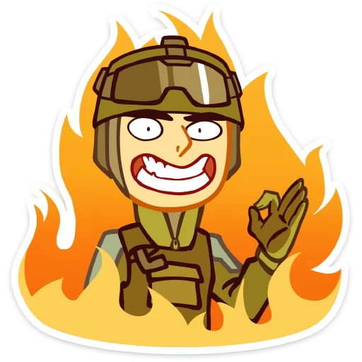Sticker warface_vk - 1