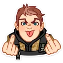 Sticker Бравые ребята - 2