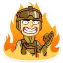 Sticker Бравые ребята - 7