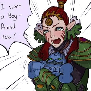 Sticker Warhammer para prietos - Oficial - 1