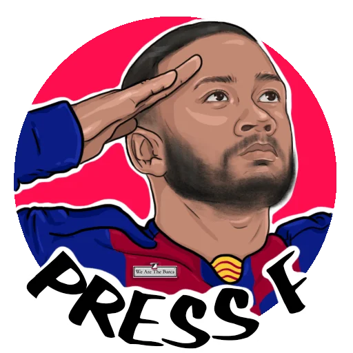 Стикер wearethebarca - 1