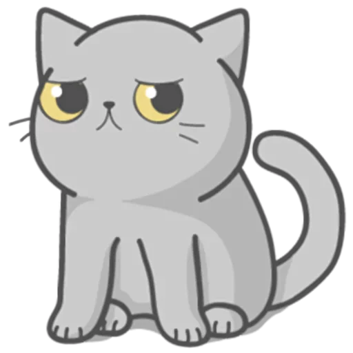 cat clipart sketch