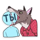 Sticker Оборотень Александр - 1