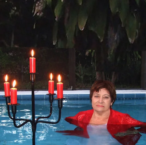 candle person human face