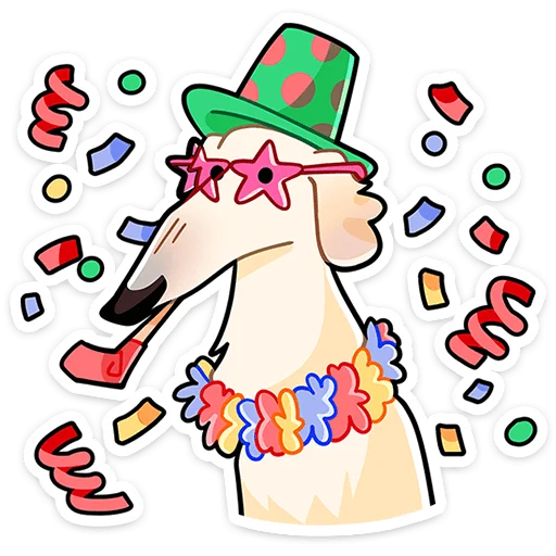 Стикер whitedogvk - 1