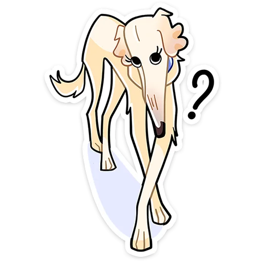 Стикер whitedogvk - 1