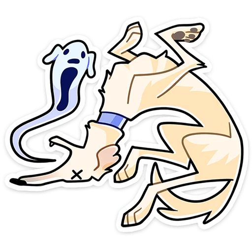 Стикер whitedogvk - 1