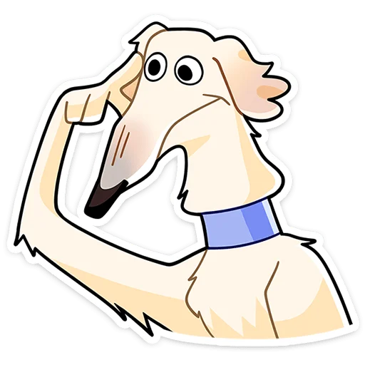 Стикер whitedogvk - 1