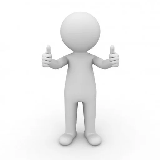 Sticker whitemen3d - 1