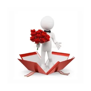 Стикер белый человечек @stickersforyourlife - 5