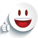 Стикер white sticker - 8