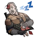 Sticker wiedźmin - 8