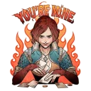 Sticker wiedźmin - 9