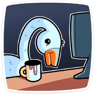 Sticker Дикие гуси :: @stickroom - 9