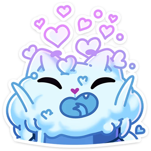 Стикер Зимний Котялок (@TgSticker) - 11