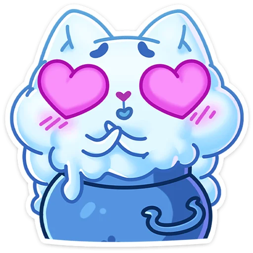 Стикер Зимний Котялок (@TgSticker) - 3