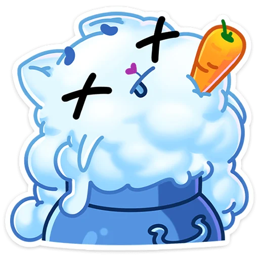 Стикер Зимний Котялок (@TgSticker) - 1