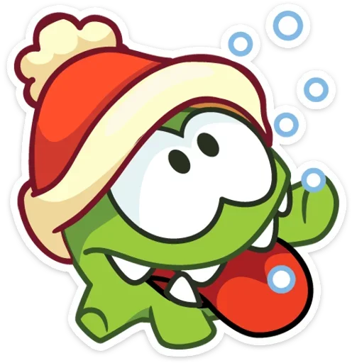 Sticker winter_om_nom - 1