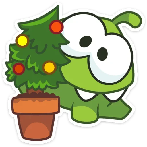 Sticker winter_om_nom - 1