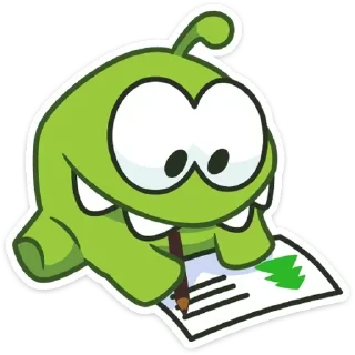 Стикер Зимний Ам Ням - 8