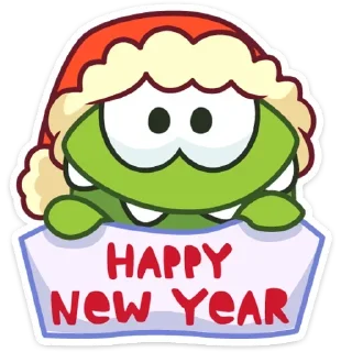 Стикер Зимний Ам Ням - 9