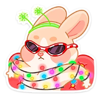 Стикер Зимние Обнизайки @TgSticker - 3