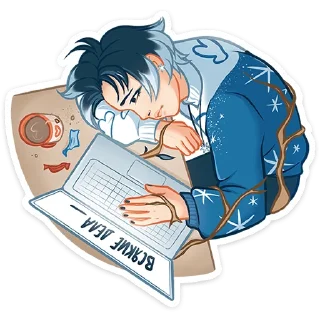 Стикер Винтер (@TgSticker) - 11