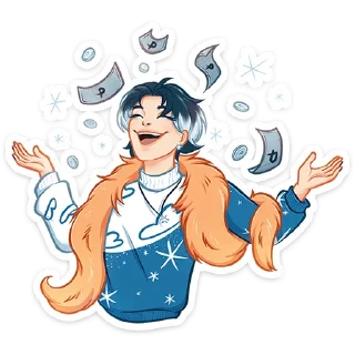 Стикер Винтер (@TgSticker) - 8