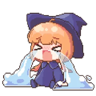 Sticker 마녀 ꉂ૮₍ ᵔᗜᵔ* ₎ა @suncolor - 2