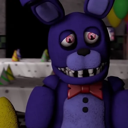 Sticker Unwithered/Withered Bonnie by @fnafwillie - 1