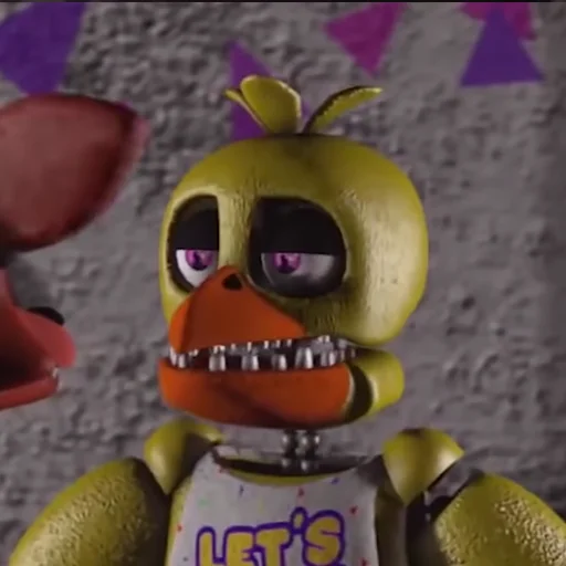 Sticker Unwithered/Withered Chica by @fnafwillie - 8