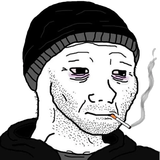 Стикер wojak2 - 1